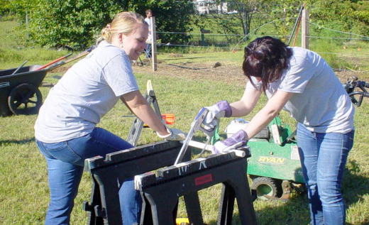 Cutting pipe for irrigation line