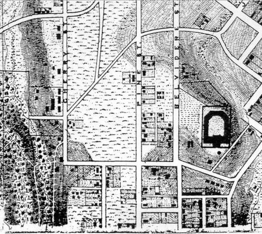 1867 Corps of Engineers map, Michie-Micheler (detail)